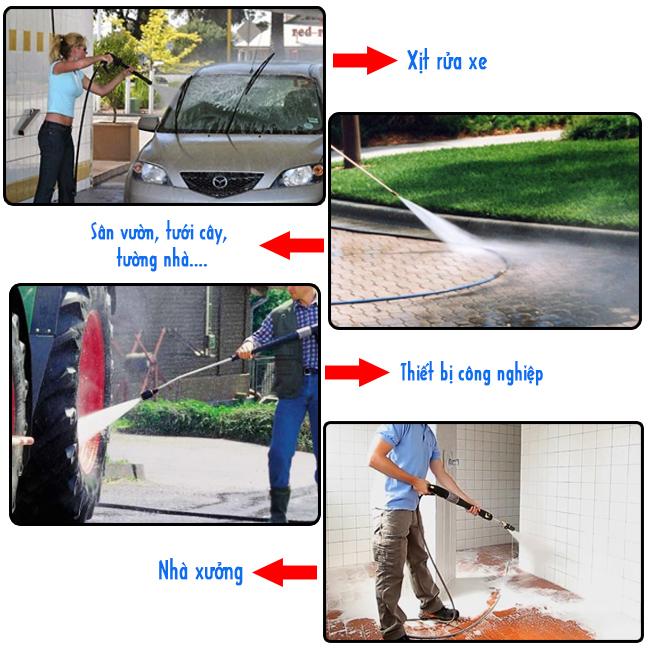 Máy rửa xe cao áp Kachi MK73 (vòi xịt ngắn)
