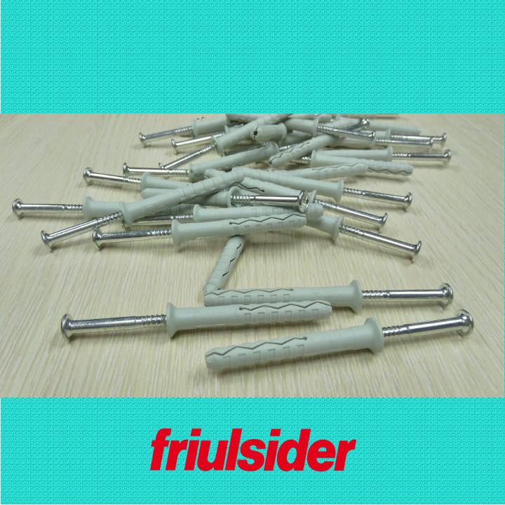 [HCM]Túi 25 cái tắc kê nhựa cao cấp Friulsider TSS 8x60 (SX tại Ý có kèm theo vít)