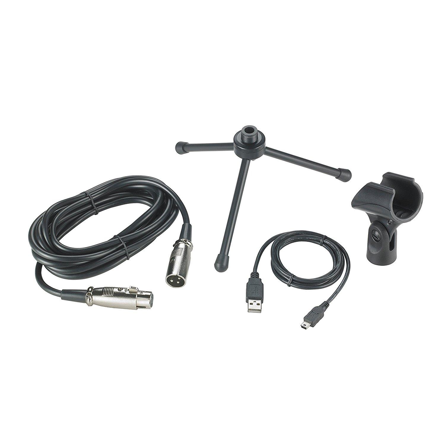 Audio Technica Atr2100-Usb - Dynamic Usb/Xlr 48V Microphone for Pc, Laptop, Tablet