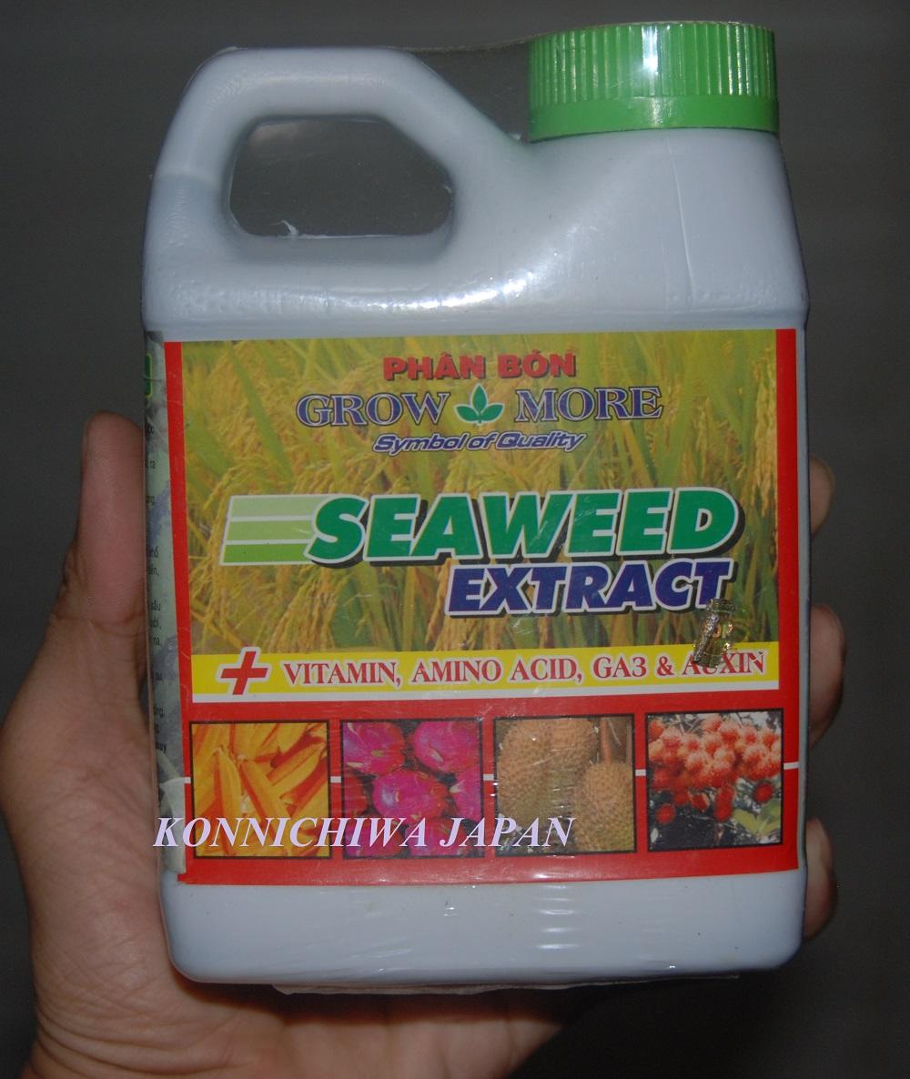 1 lít Phân bón hữu cơ rong biển USA Grow more SEAWEED EXTRACT ROOTPLEX CHAI 1 LÍT