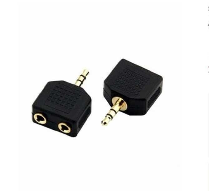 Đầu chia jack loa chuẩn 3.5 từ 1 ra 2