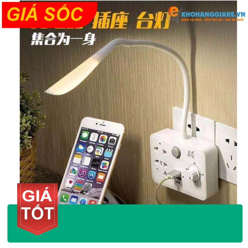 Ổ cắm điện có cổng sạc USB và đèn