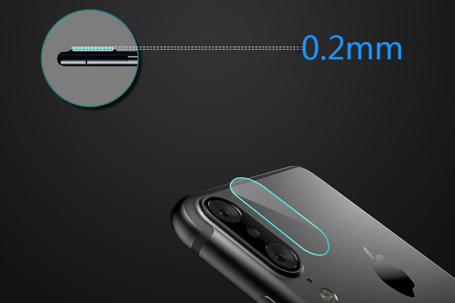 Miếng Dán Cường Lực Camera Hiệu Baseus Cho iPhone Xs Max - Trong Suốt
