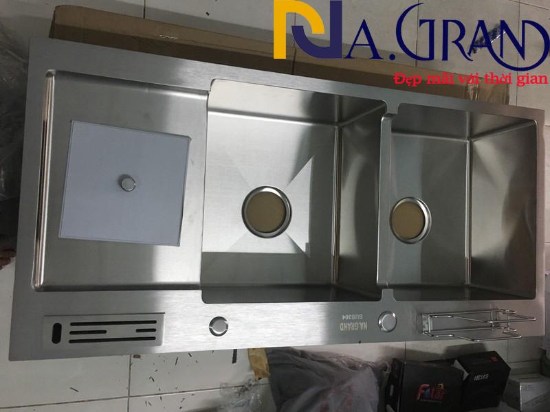 Chậu Rửa Chén Bát INOX 304 Cao Cấp N3 10048 NA.GRAND Tặng Rổ Đa Năng và Bộ Xả Chậu