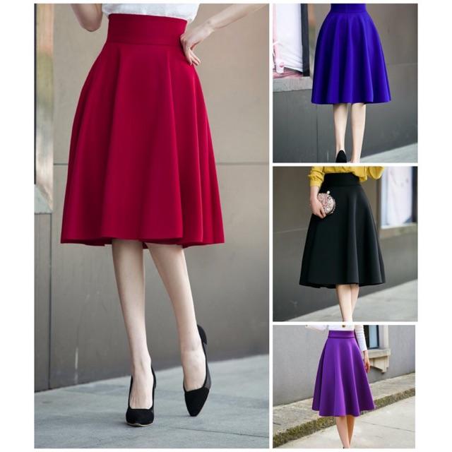 [HCM]Chân Váy Chữ A Lửng Navi