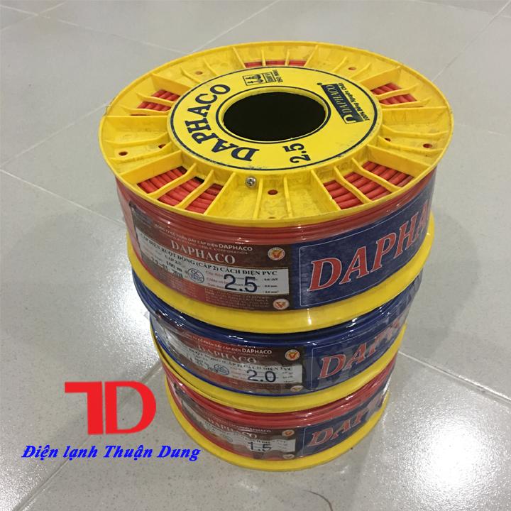 DÂY ĐIỆN ĐƠN DAPHACO 2.5 - 100 MÉT - Điện Lạnh Thuận Dung