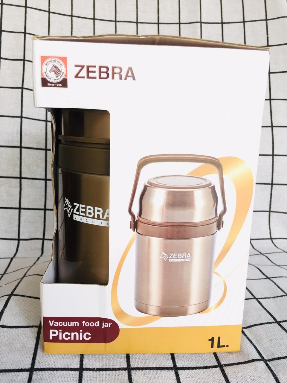 [HCM]Camen giữ nhiệt Zebra 1L (Vàng đồng)