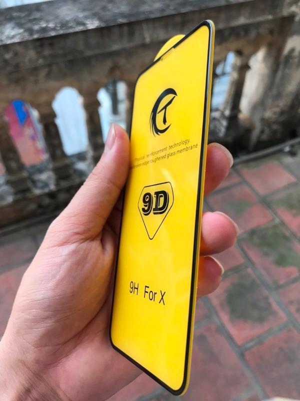 Kính cường lực Glass 9D Full màn cho iPhone X (đen)
