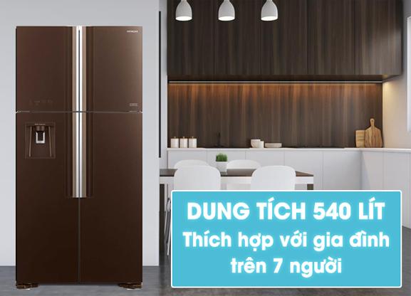 [GIAO TẠI HCM] -  Tủ lạnh Hitachi Inverter 540 lít R-FW690PGV7(GBW)