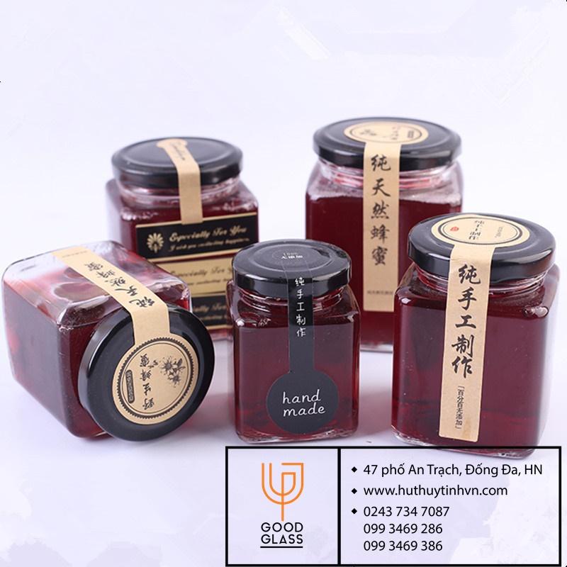 COMBO 6 HŨ THỦY TINH VUÔNG ĐỰNG THỰC PHẨM 750ML