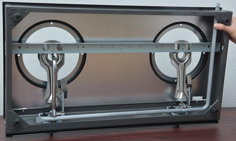 [HCM]Bếp ga đôi Rinnai RV-6 Double Glass(L) (Đen)