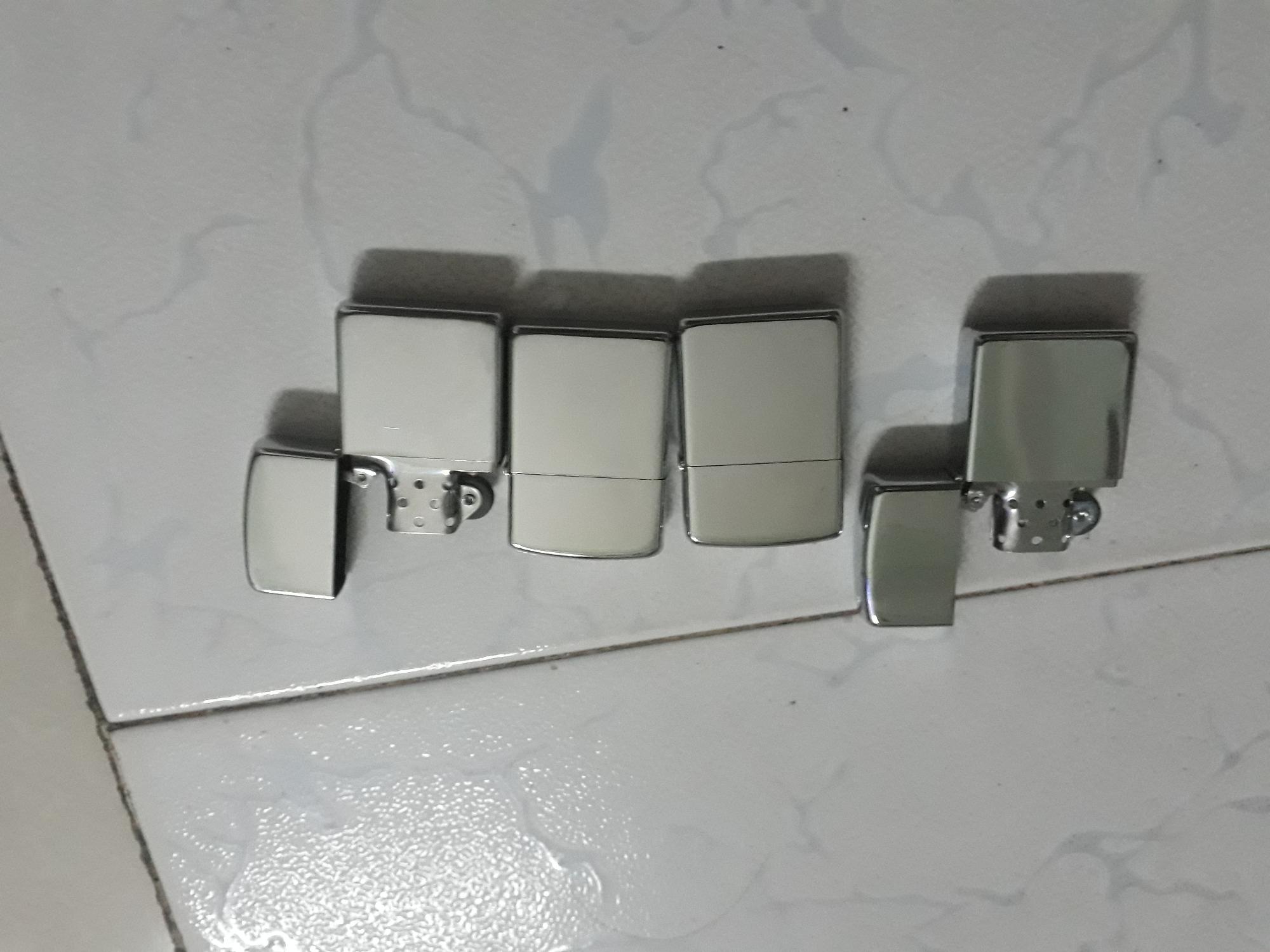 Bật lửa đá xăng Cổ Điển trắng bạc-BBVL