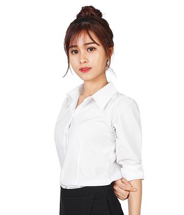 [HCM]áo sơ mi nữ trắng công sở