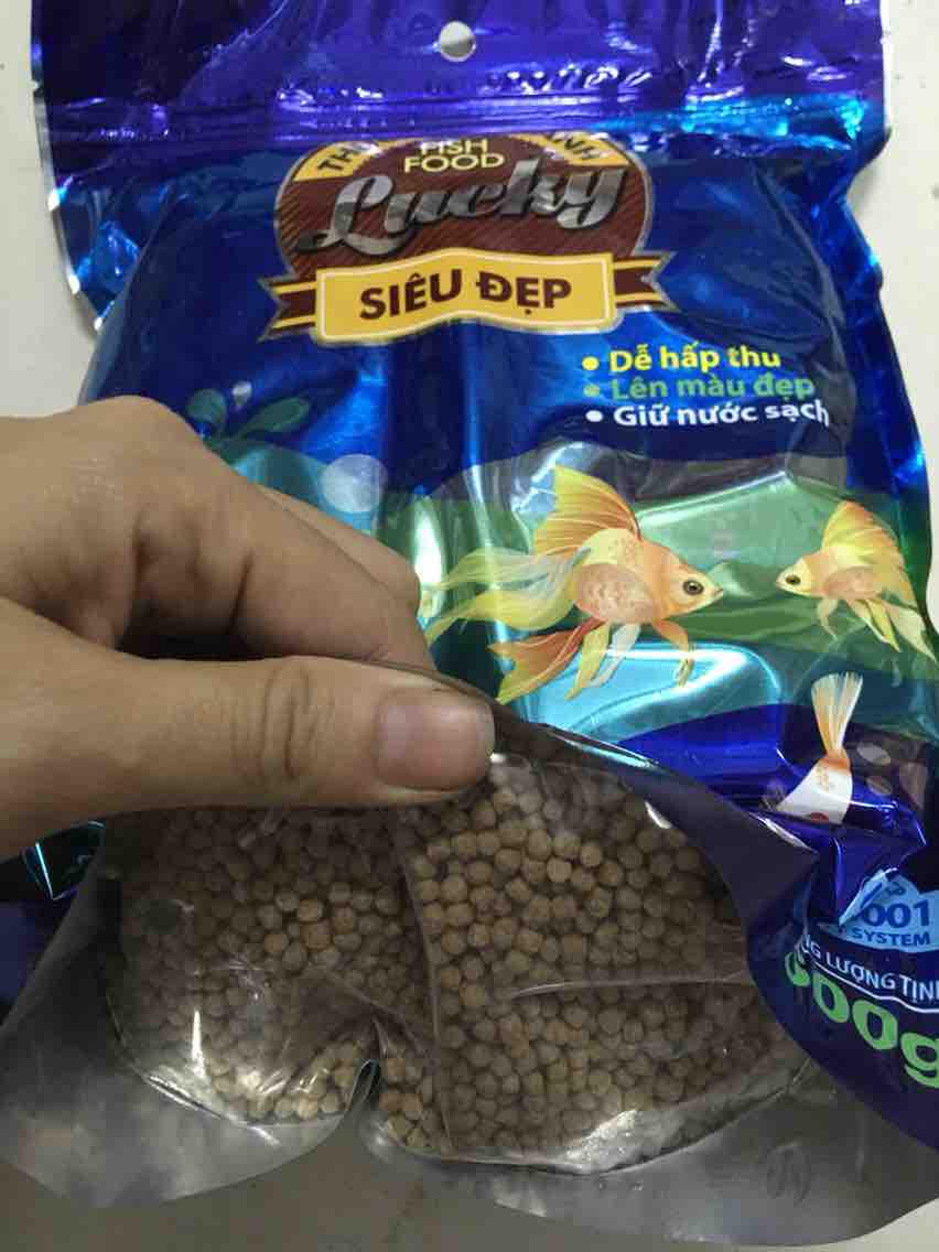 [HCM]Thức ăn cho cá Koi Siêu Đẹp 500gram hạt trung