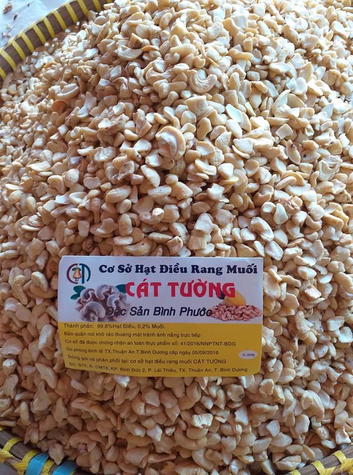 Hạt Điều Bể Vụn Sống 500g.