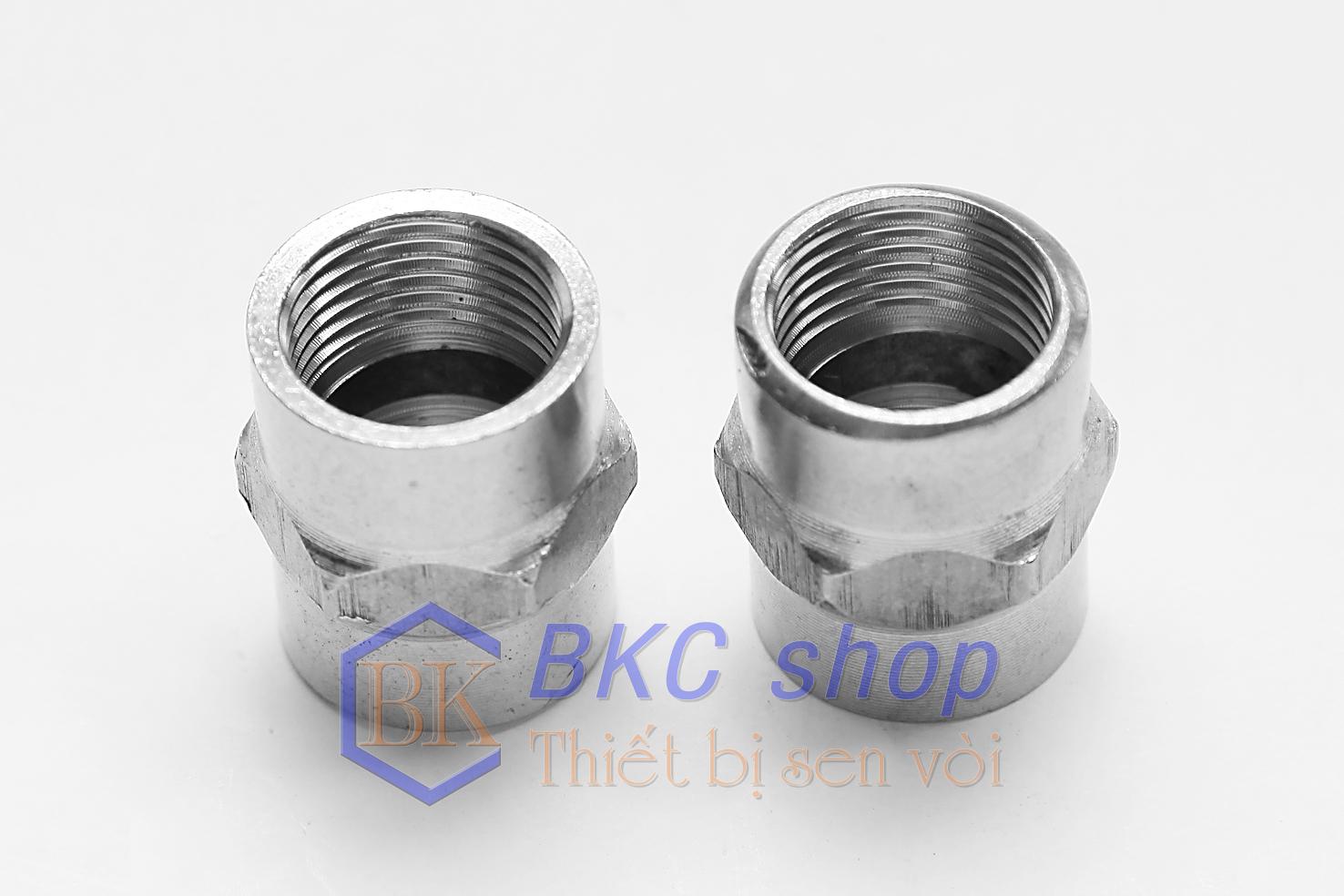 [HCM]Bộ 2 đầu nối 2 đầu ren trong inox phi 21