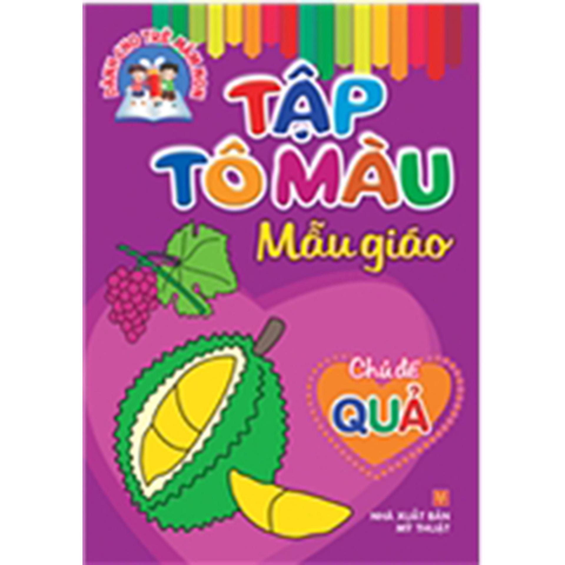 Sách: Combo Tập Tô Màu Mẫu Giáo ( Túi 8 Cuốn)