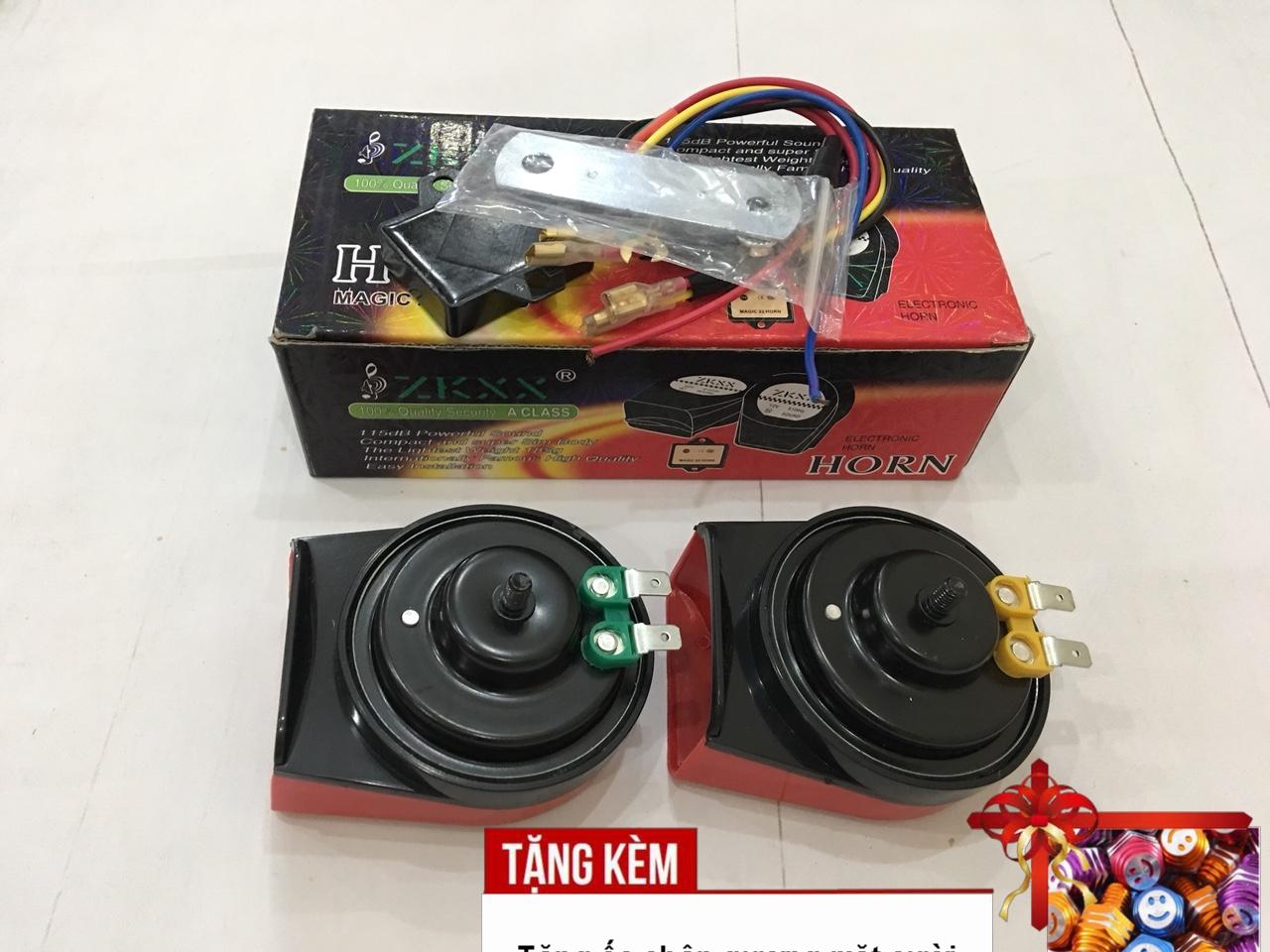 [BÁO ĐỘNG-TẶNG KÈM ỐC CHÂN GƯƠNG] Còi ngân JCAA xe máy siêu chất G96