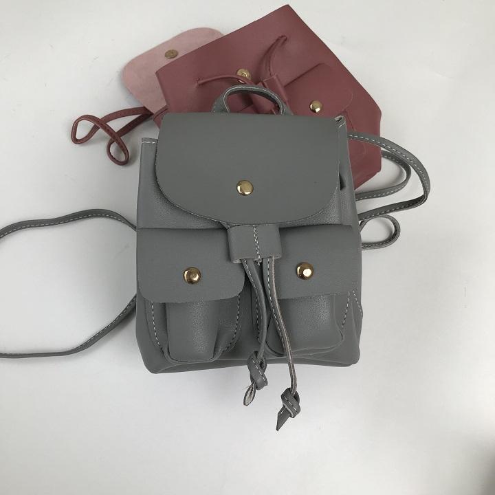 Balo dây rút mini nữ chất da dày dặn cực yêu, size 20cm