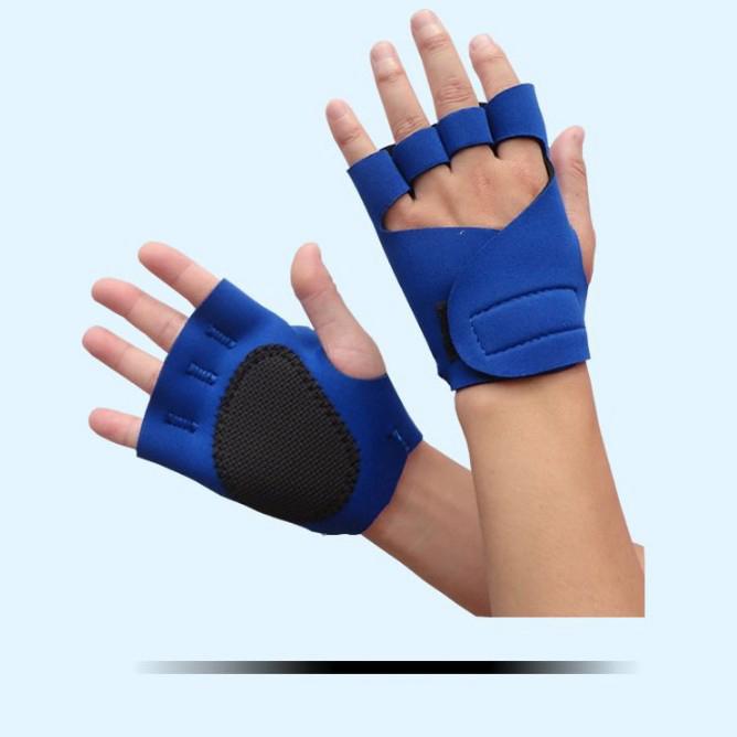 [HCM]Găng tay tập gym GT44 (Màu Xanh Dương)