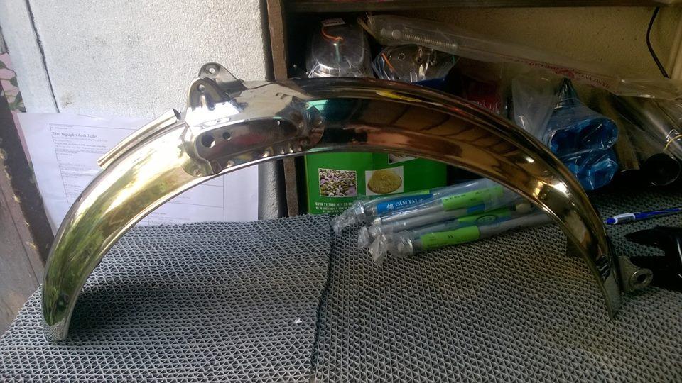 dè trước sau honda 67 bằng inox