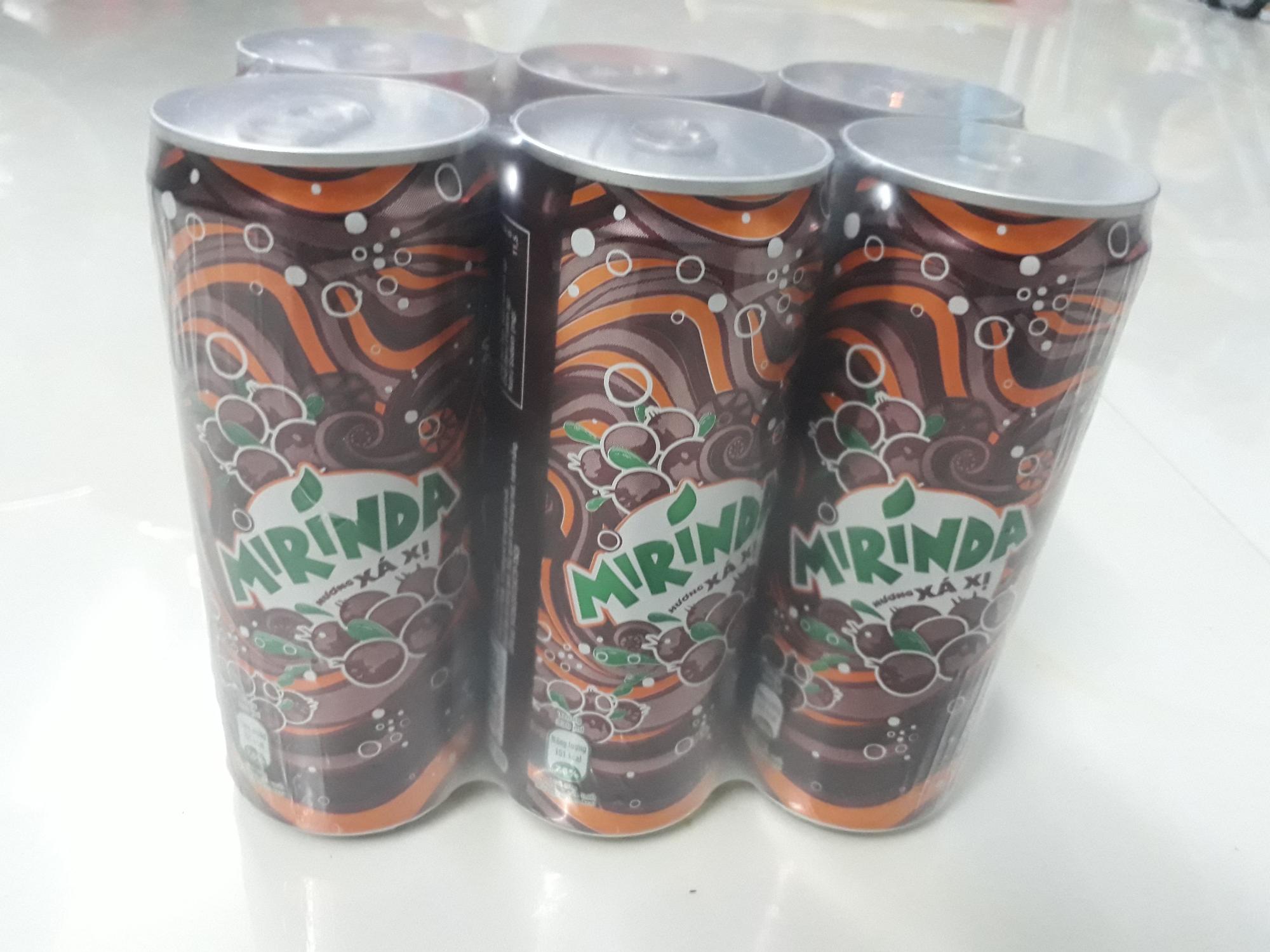 Mirinda xá xị 330ml thùng 24lon