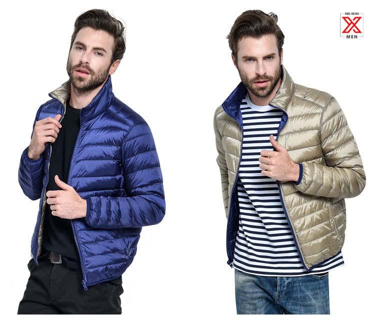 Áo phao lông vũ 2 mặt cực phong cách