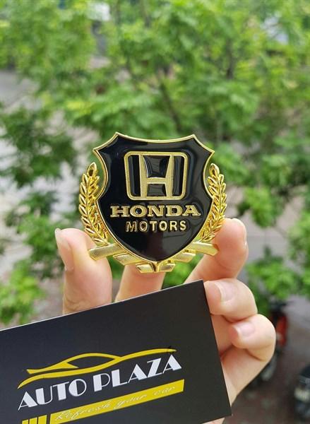 Logo huy hiệu bông lúa trang trí ôtô Mitshubishi