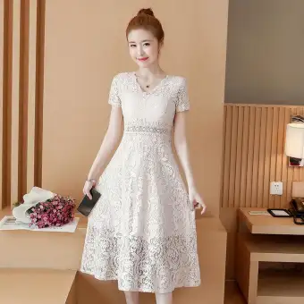 lazada white dress