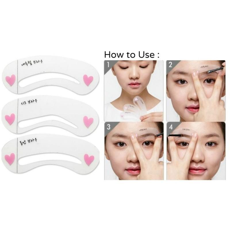 SET 3 KHUÔN KẺ LÔNG MÀY BROW CLASS
