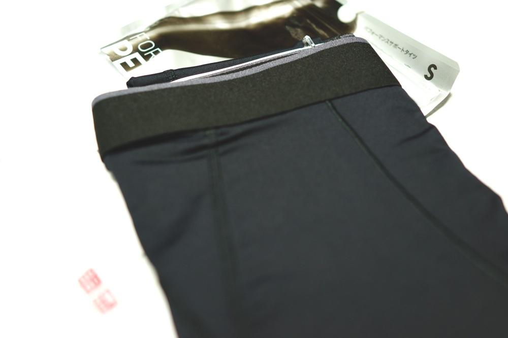 Quần legging thể thao nữ UNIQLO PERFORMANCE SUPPORT TIGHTS - Nhật Bản (Đen)