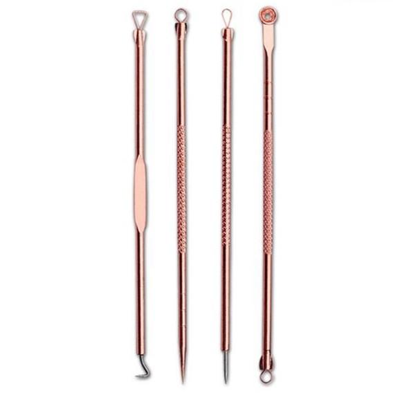Bộ 4 cây nặn mụn chuyên dụng (Màu đồng)