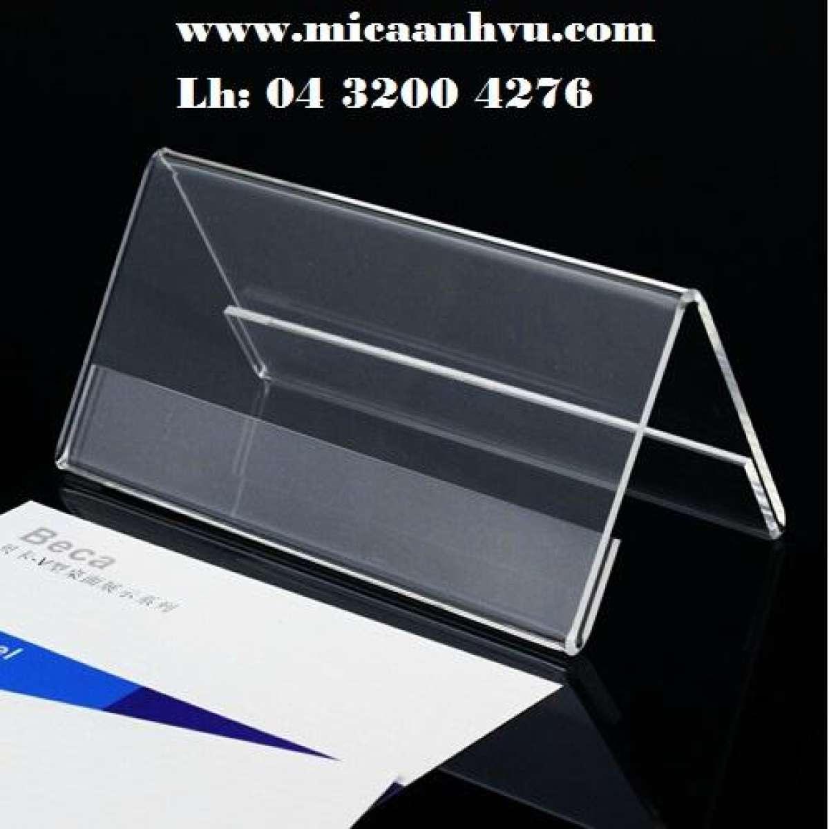 Kệ mica chữ A để bàn cỡ 21X7cm