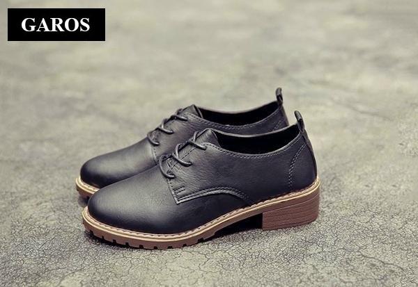 Giày boot nữ cổ thấp ZANI ZN7118