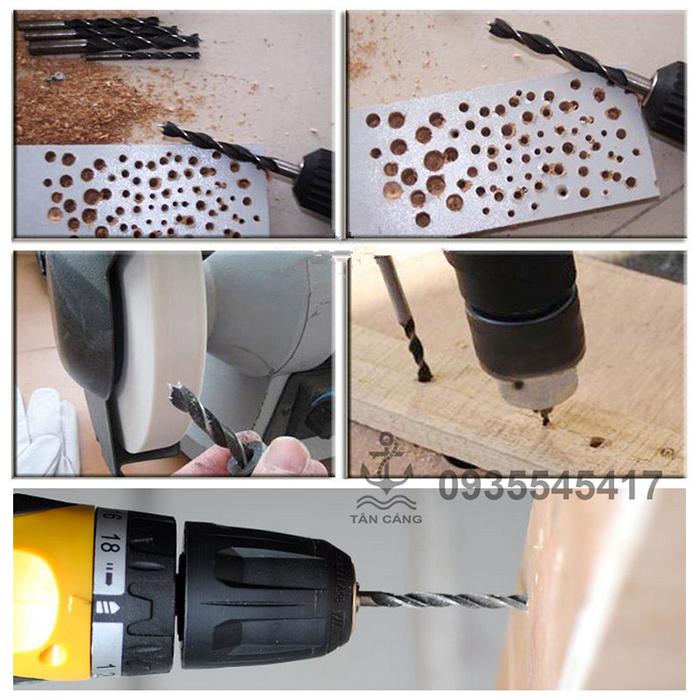 Bộ 8 mũi khoan gỗ định tâm