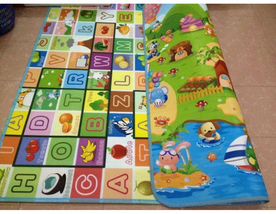 Thảm chơi 2 mặt cho bé Maboshi 1m8x2m