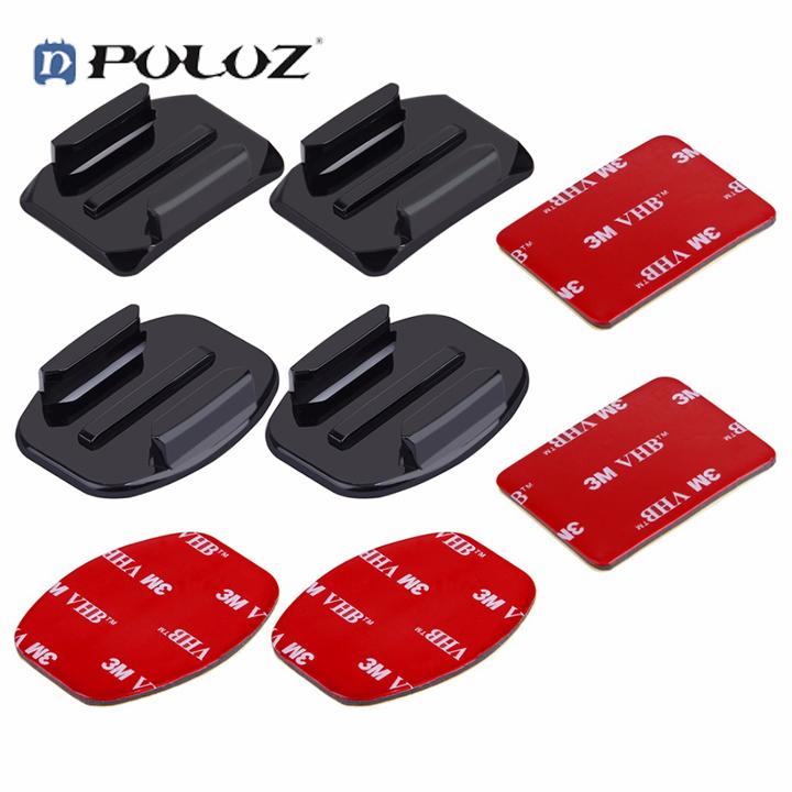 Puluz Camera Adjustable Helmet Curved Mount for GoPro Hero