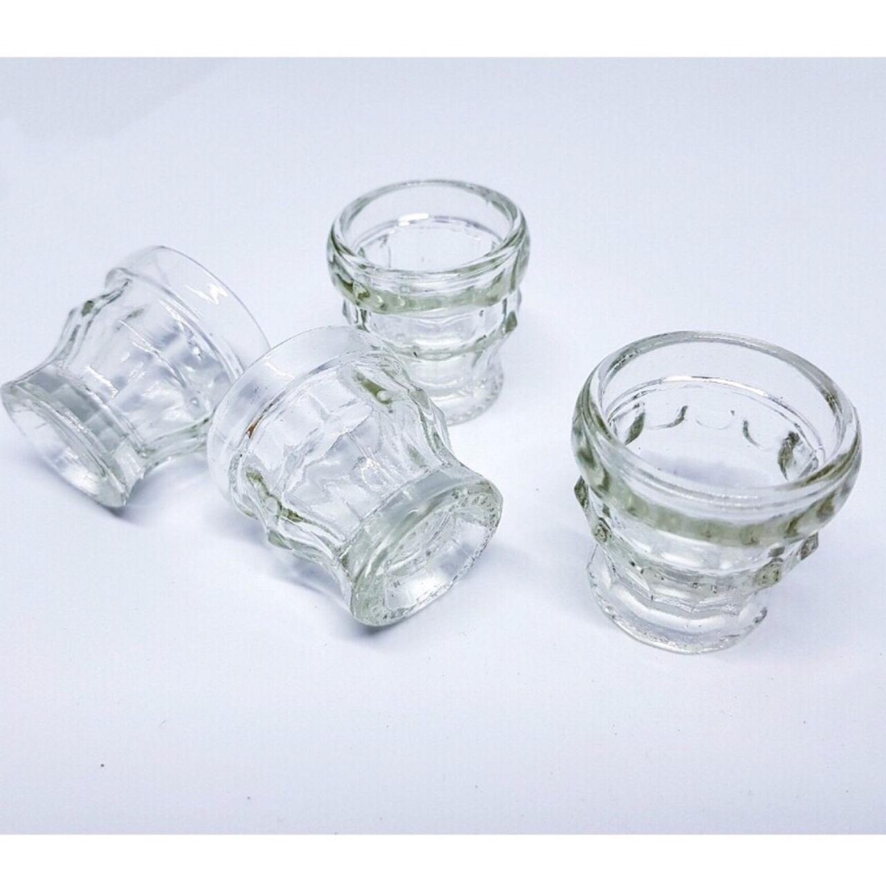 [HCM] BỘ 12 LY THỦY TINH MẮT TRE 5ML
