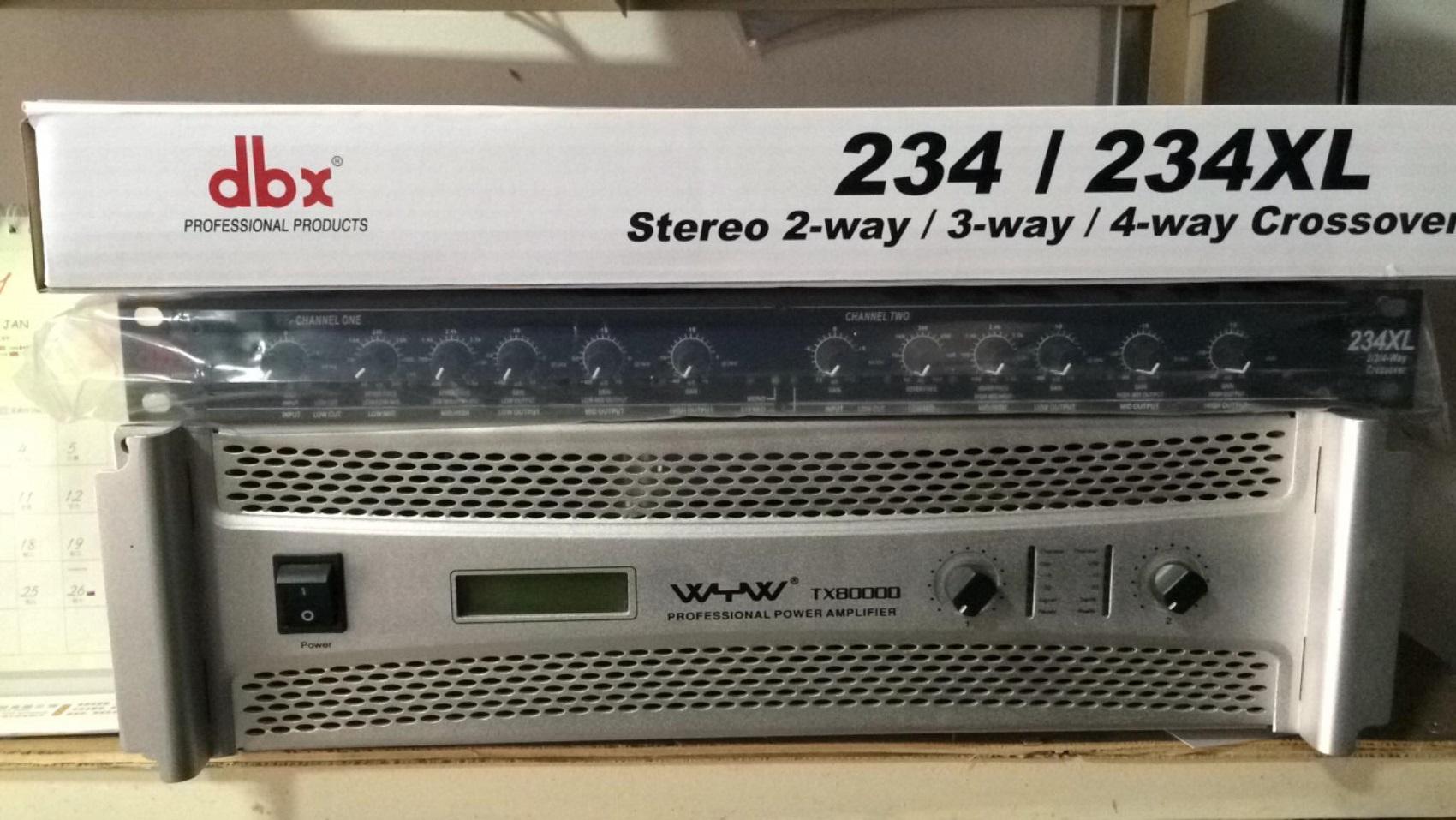 PHÂN TẦN CROSSOVER DBX 234XL-LOẠI 1