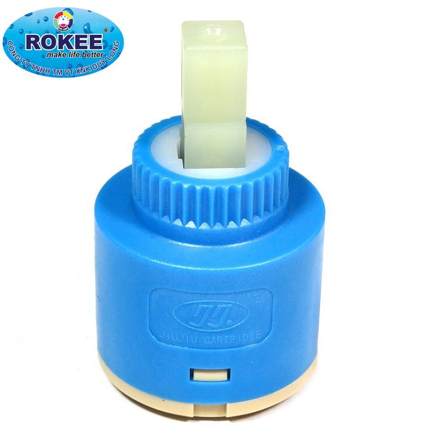 Vòi rửa chén nóng lạnh ROKEE DL108 (Trắng bạc)