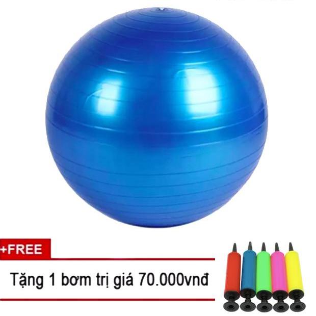 Bóng tập 65cm trơn (Xanh)