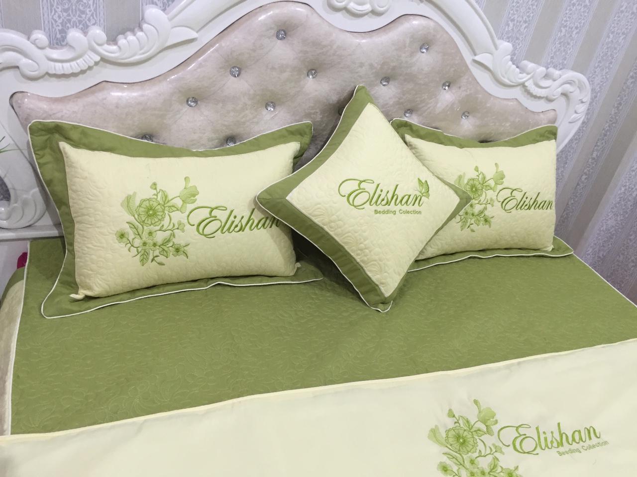 Trọn Bộ Ga Phủ Chần Bông 7 Món Elisan (Trợ Giá Đặc Biệt) (RVT)