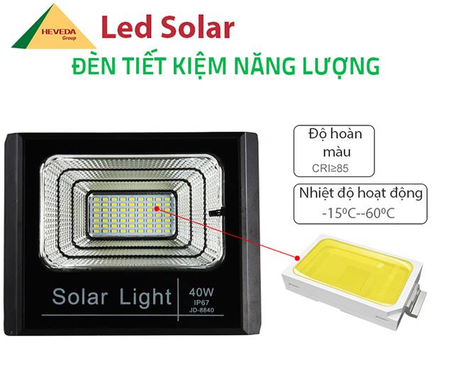 Đèn chiếu sáng năng lượng mặt trời 40W