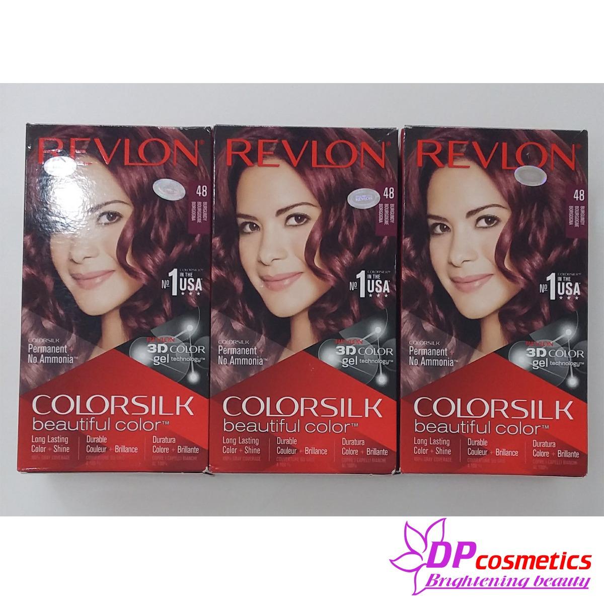 [HCM]Thuốc Nhuộm Tóc Revlon Colorsilk 48 - Đỏ ánh tím
