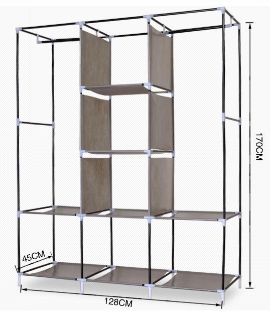 Tủ vải 3D bao gồm 3 buồng 8 ngăn