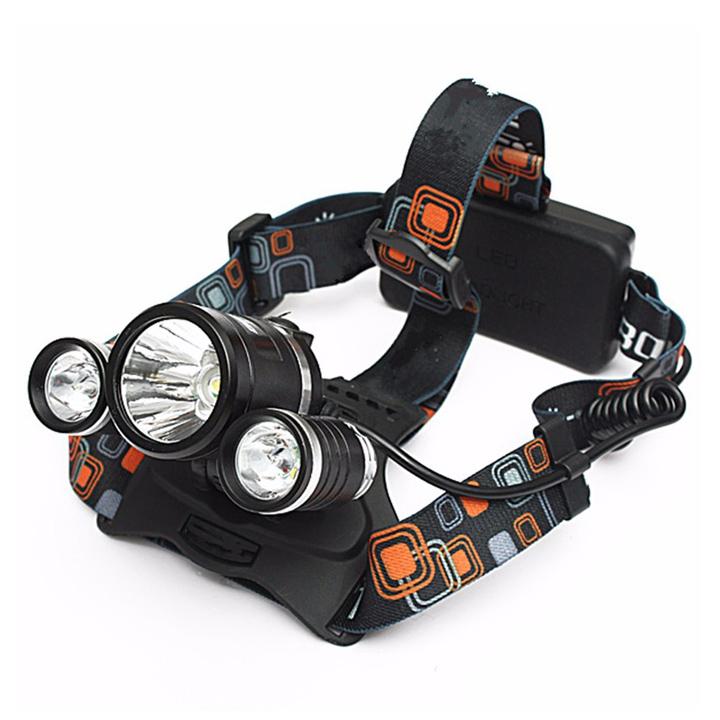 Đèn pin đội đầu 3 đèn Led siêu sáng