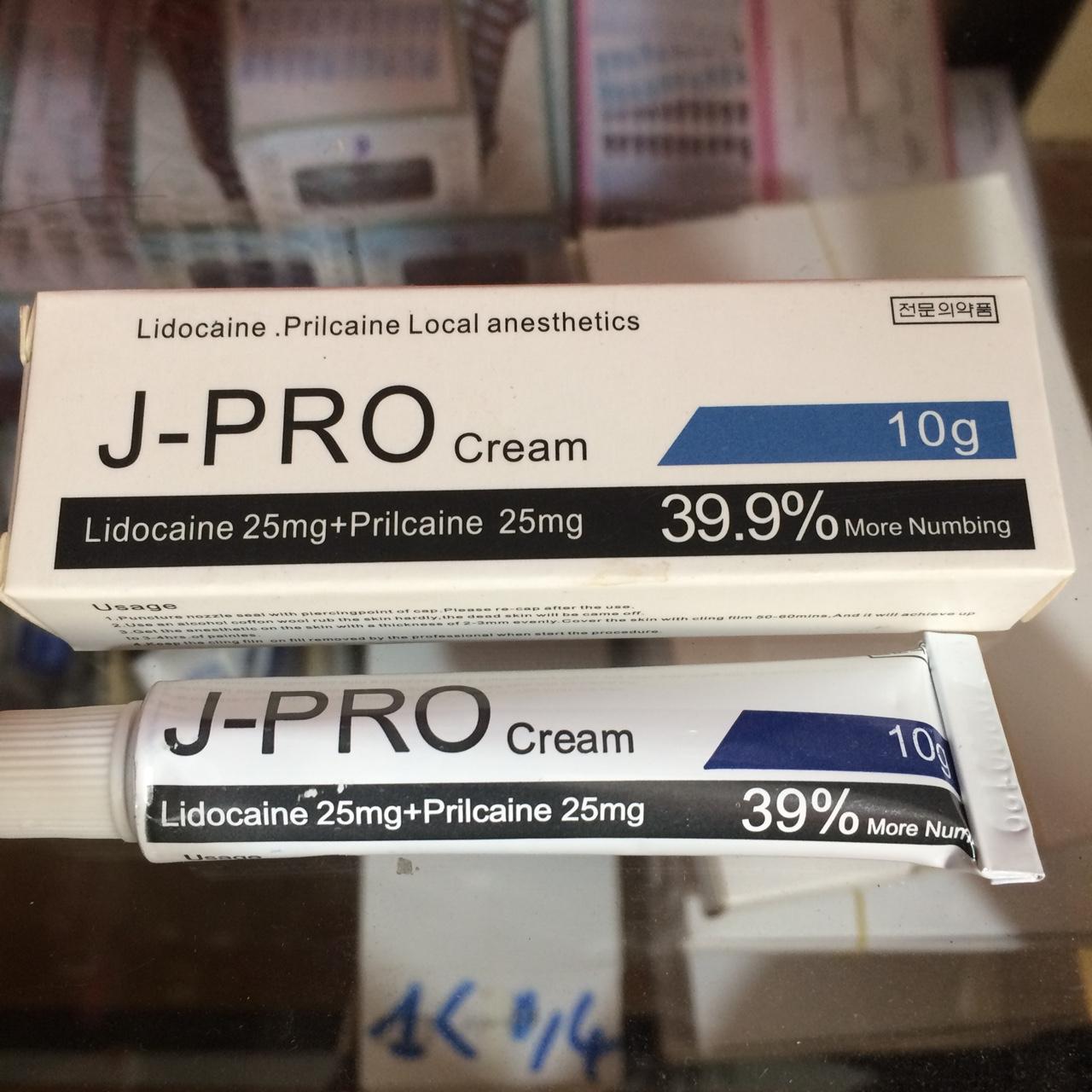 Tê J- pro dùng trong phun xăm thẩm mỹ (  tê mày J- Pro )