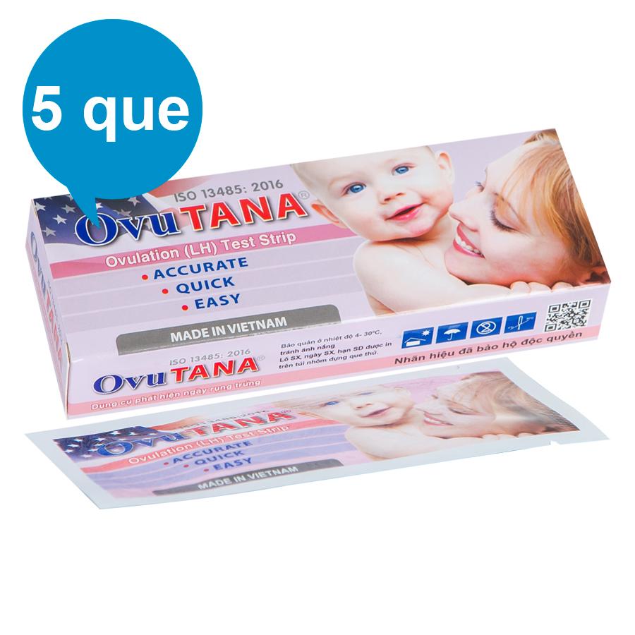 Combo 5 Que Thử Rụng Trứng Ovutana