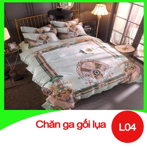 BỘ CHĂN GA GỐI COTTON LỤA HOUSTON -L04