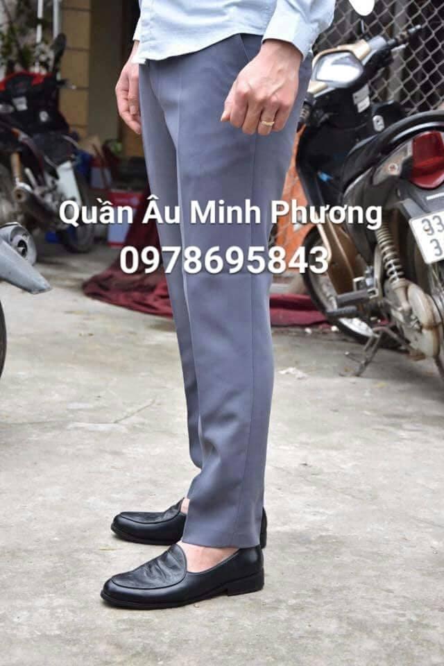 Quần tây( âu ) nam màu đen kiểu dáng Hàn Quốc